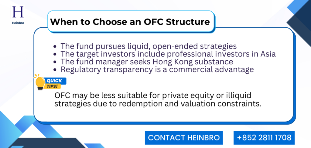 When to Choose an OFC Structure