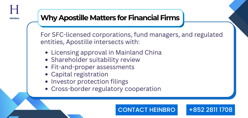Why Apostille Matters for Financial Services Firms
