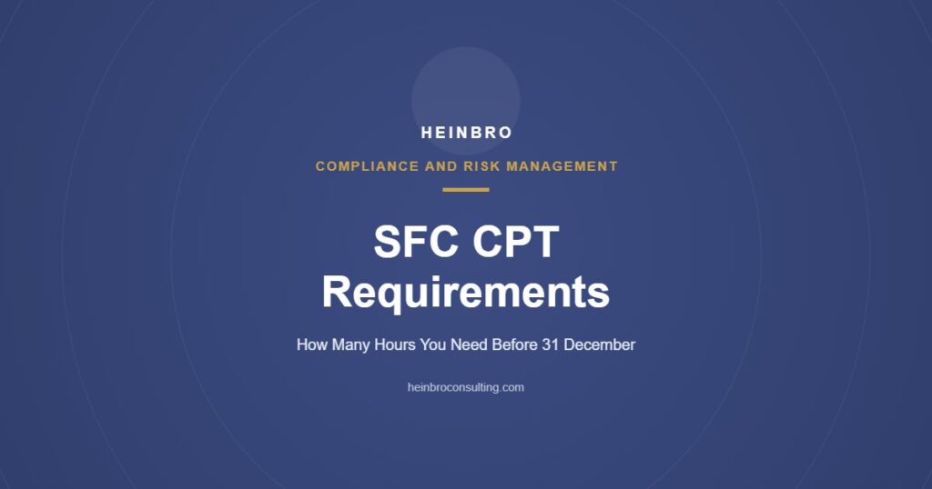 Licensed representative completing SFC CPT hours online before the 31 December deadline