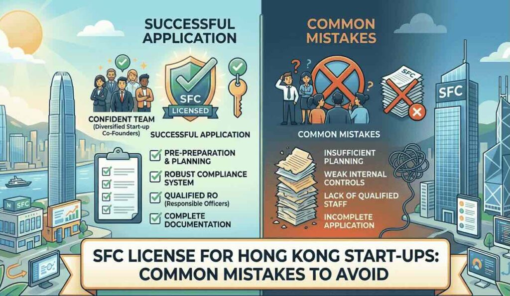 SFC Licensing for Start‑Ups: Common Mistakes and How to Avoid Them​